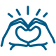 hands hearts icon hands hearts icon